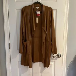 NWT velour cardigan jacket
